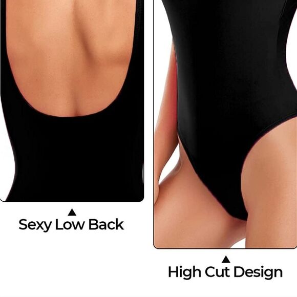 summer Mae Black One Piece Swimsuit Large - Picture 7 of 8